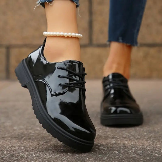 Maya- Patent Leather Oxfords