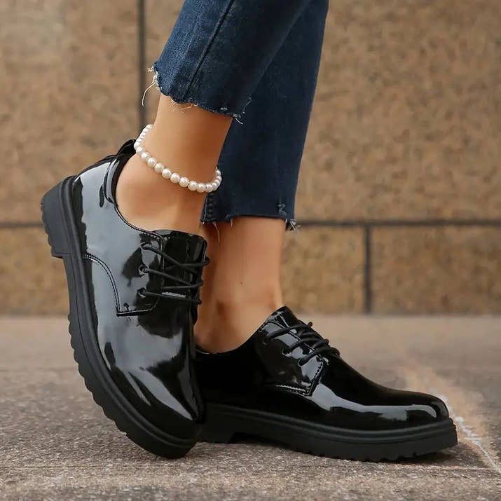 Maya- Patent Leather Oxfords