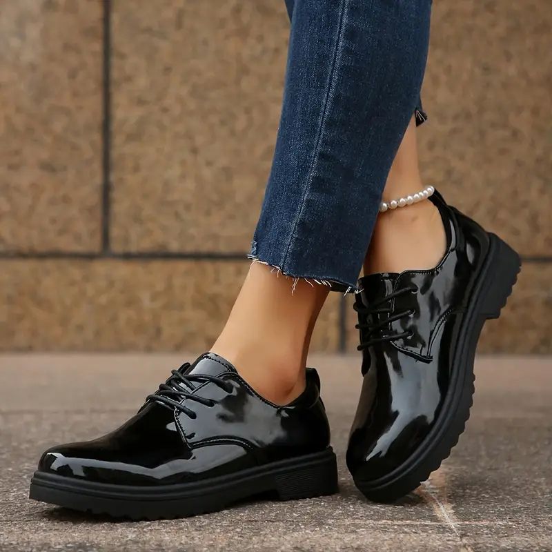Maya- Patent Leather Oxfords