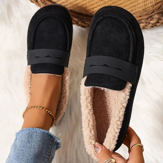 Athena- Cozy Fur Loafers