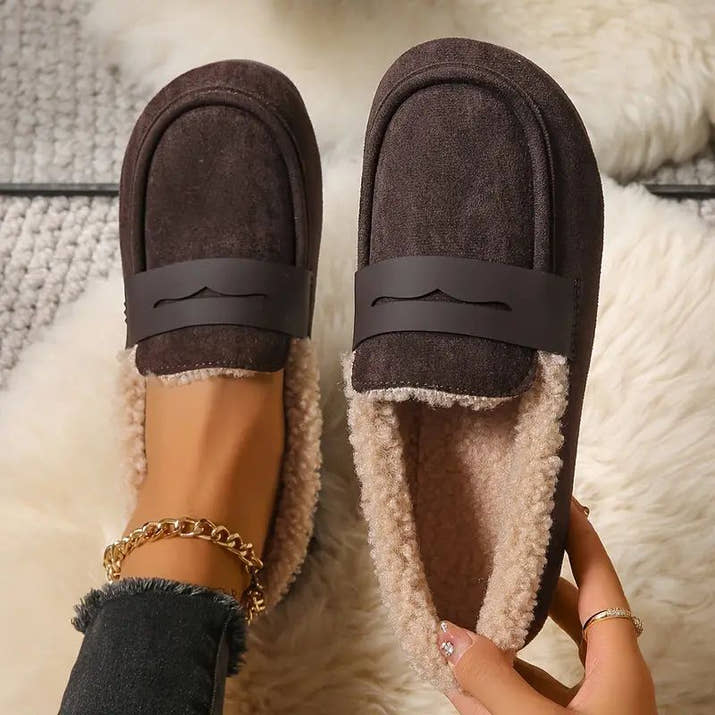Athena- Cozy Fur Loafers