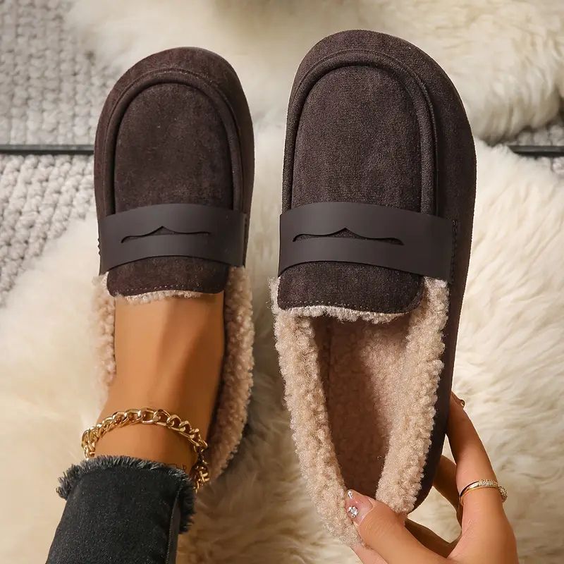 Athena- Cozy Fur Loafers