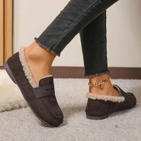 Athena- Cozy Fur Loafers