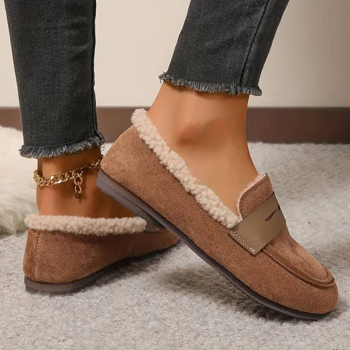 Athena- Cozy Fur Loafers