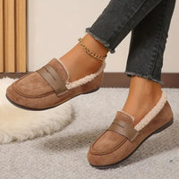 Athena- Cozy Fur Loafers