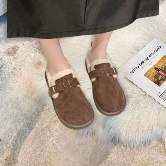 Anya- Comfy Suede Slip-On Flats