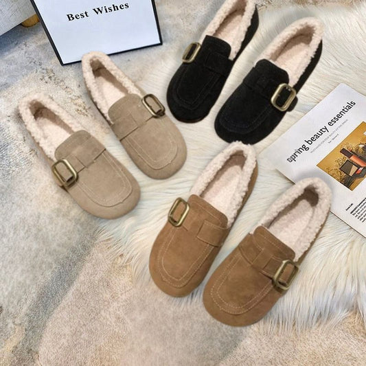 Edith- Cozy Retro Bean Loafers