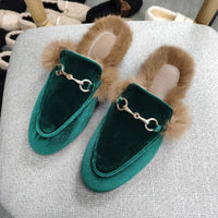 Yara - Fluffy Loafers