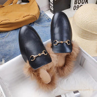 Yara - Fluffy Loafers