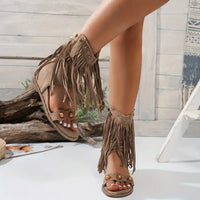 Nia- Fringe Sandals