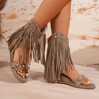 Nia- Fringe Sandals