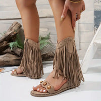 Nia- Fringe Sandals