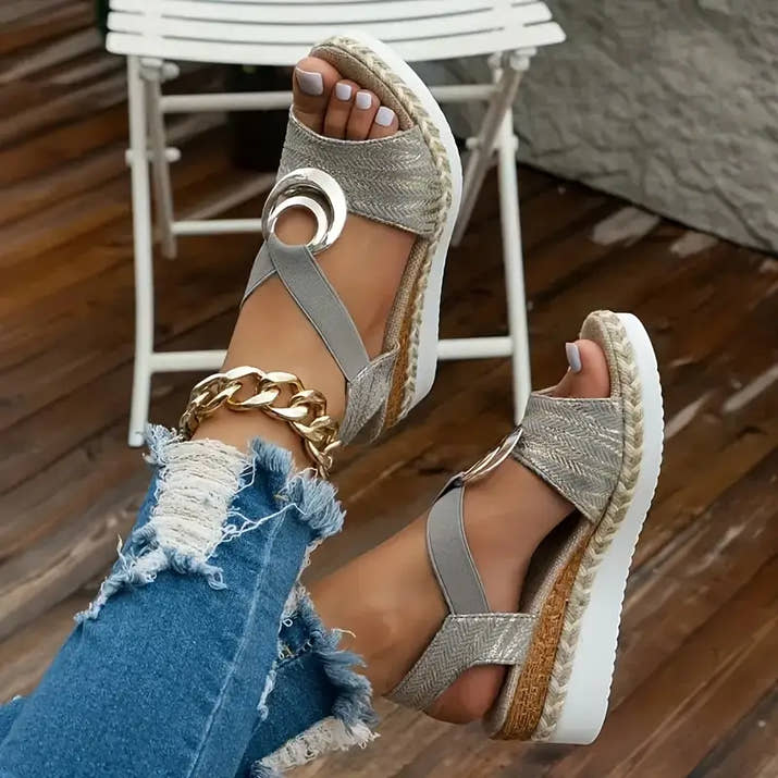 Amelia- Espadrille Wedge Sandals