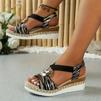 Amelia- Espadrille Wedge Sandals