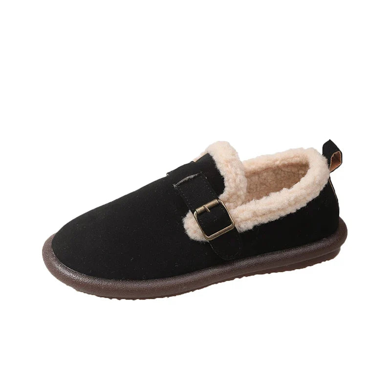 Anya- Comfy Suede Slip-On Flats