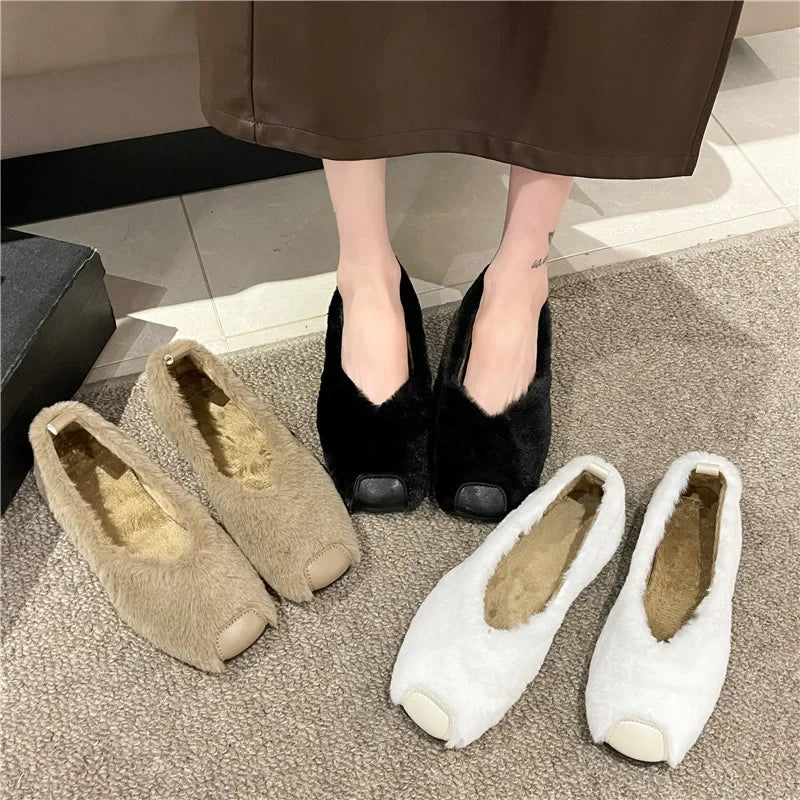 Beatrice- SnugFur Winter Loafers