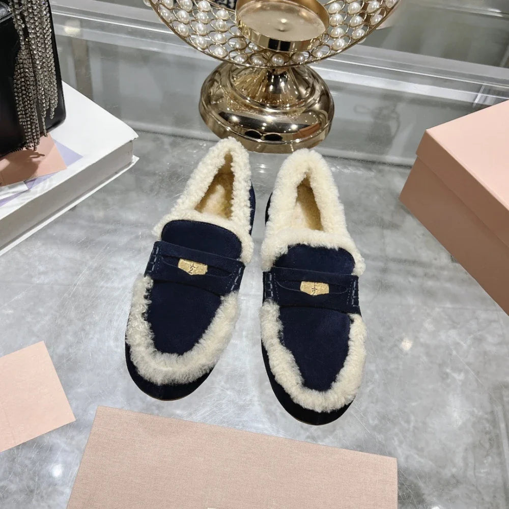 Ivy- Cozy Winter Loafers with Fur Lining