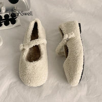 Luna- Cozy Plush Ballet Flats