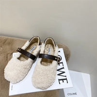Nova- Chic Fleece Ballet Loafers