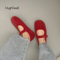 Luna- Cozy Plush Ballet Flats