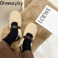 Nova- Chic Fleece Ballet Loafers