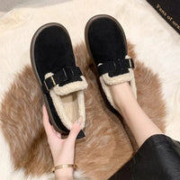 Anya- Comfy Suede Slip-On Flats