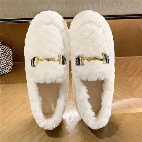 Camila- Cozy Lambswool Fur Loafers