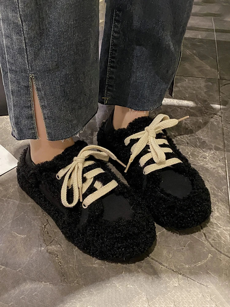 Gianna- Comfy Chic Fur Loafers
