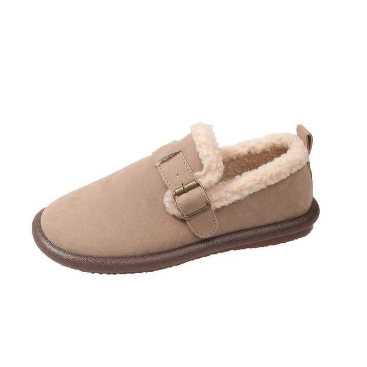 Anya- Comfy Suede Slip-On Flats