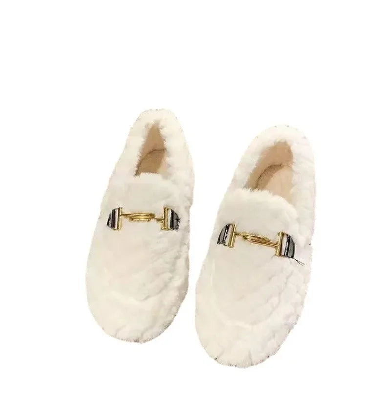 Camila- Cozy Lambswool Fur Loafers