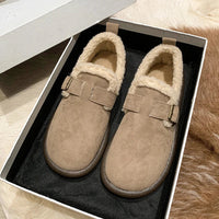 Anya- Comfy Suede Slip-On Flats