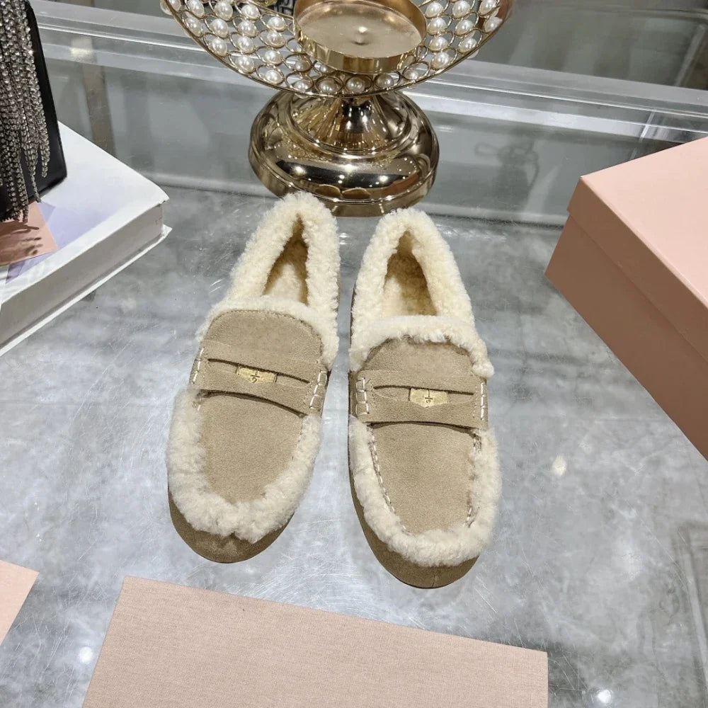Ivy- Cozy Winter Loafers with Fur Lining