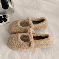 Luna- Cozy Plush Ballet Flats