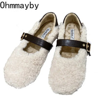 Nova- Chic Fleece Ballet Loafers