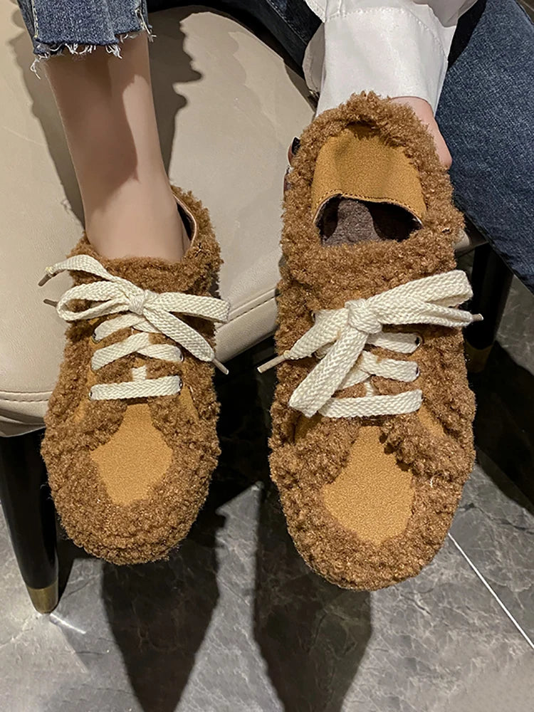 Gianna- Comfy Chic Fur Loafers