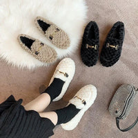 Camila- Cozy Lambswool Fur Loafers