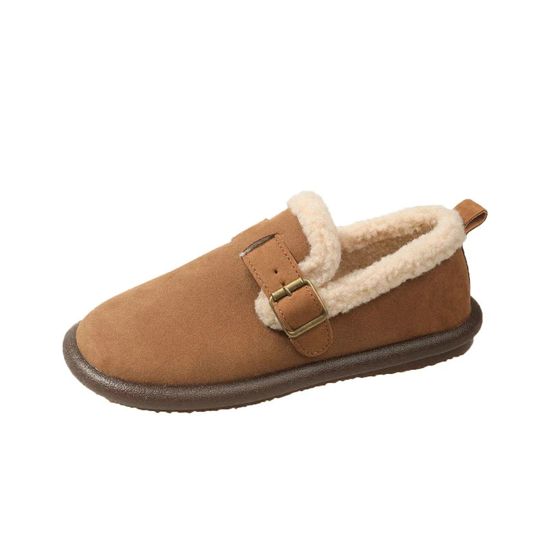 Anya- Comfy Suede Slip-On Flats