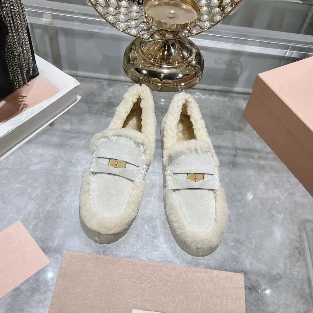 Ivy- Cozy Winter Loafers with Fur Lining
