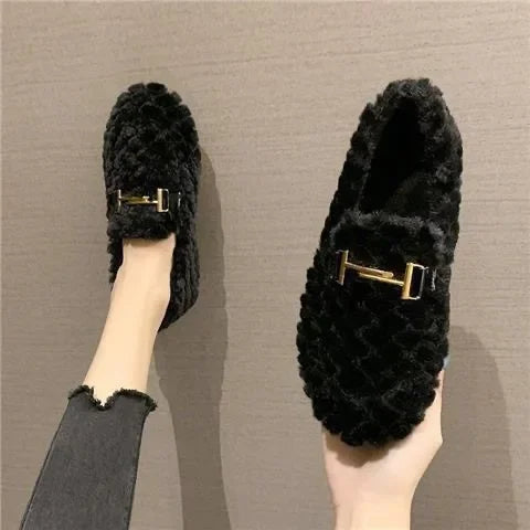 Camila- Cozy Lambswool Fur Loafers