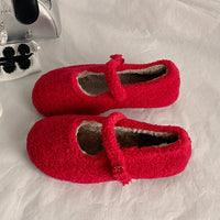 Luna- Cozy Plush Ballet Flats
