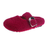 Josephine- Warm Lambswool Mary Jane Flats