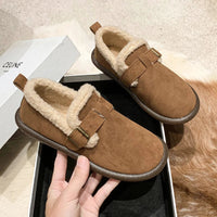 Anya- Comfy Suede Slip-On Flats
