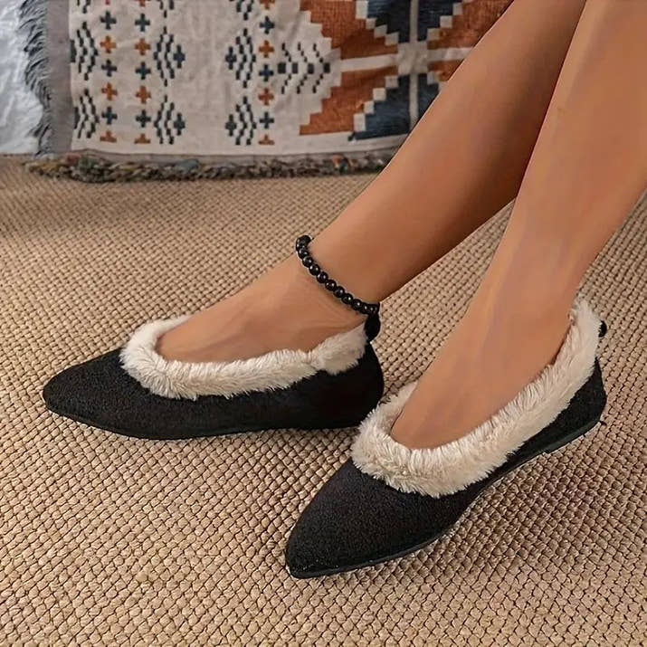 Ava- Velvet Warm Flats