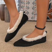 Ava- Velvet Warm Flats