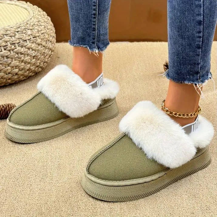 Sarah Plush Slides – Warmth Meets Everyday Ease